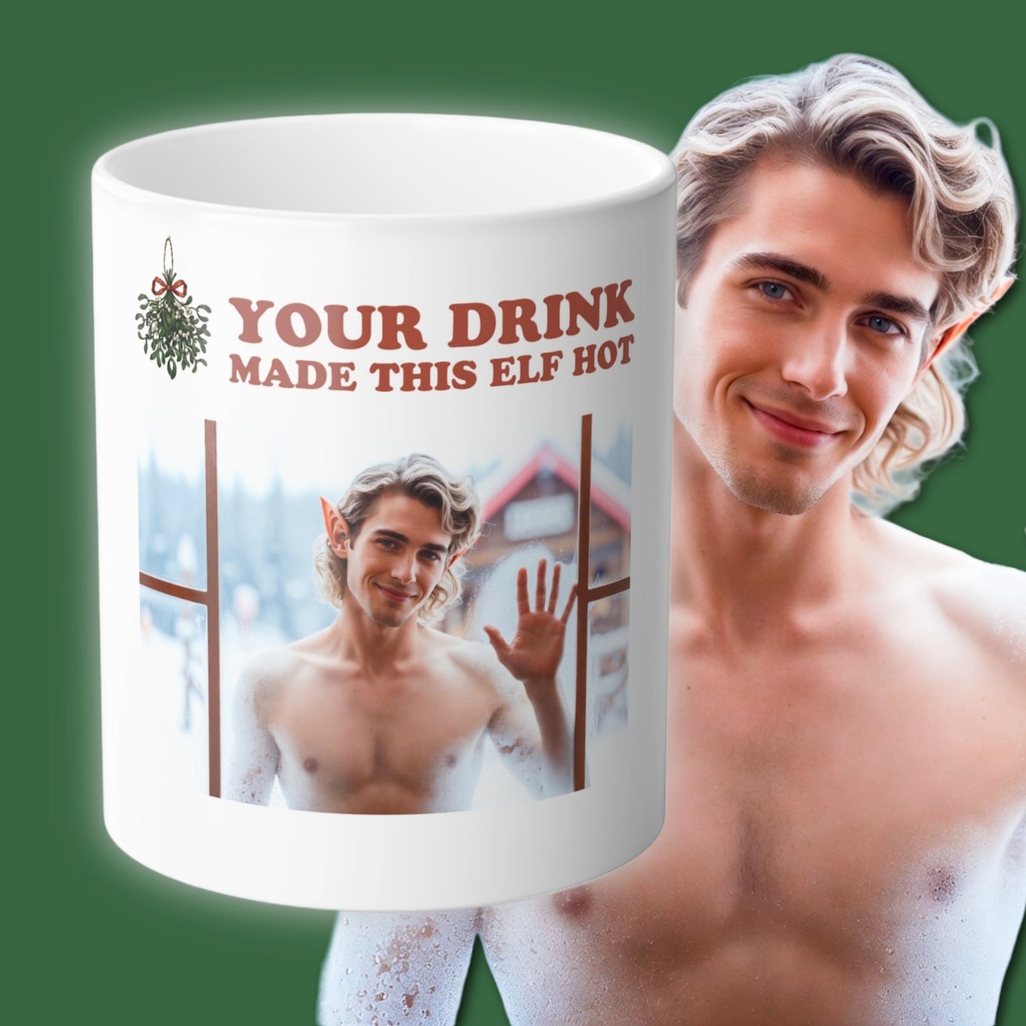 Elf At The Window (Smiling Warmth)